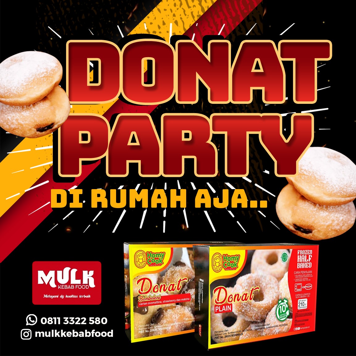 donat di rumah